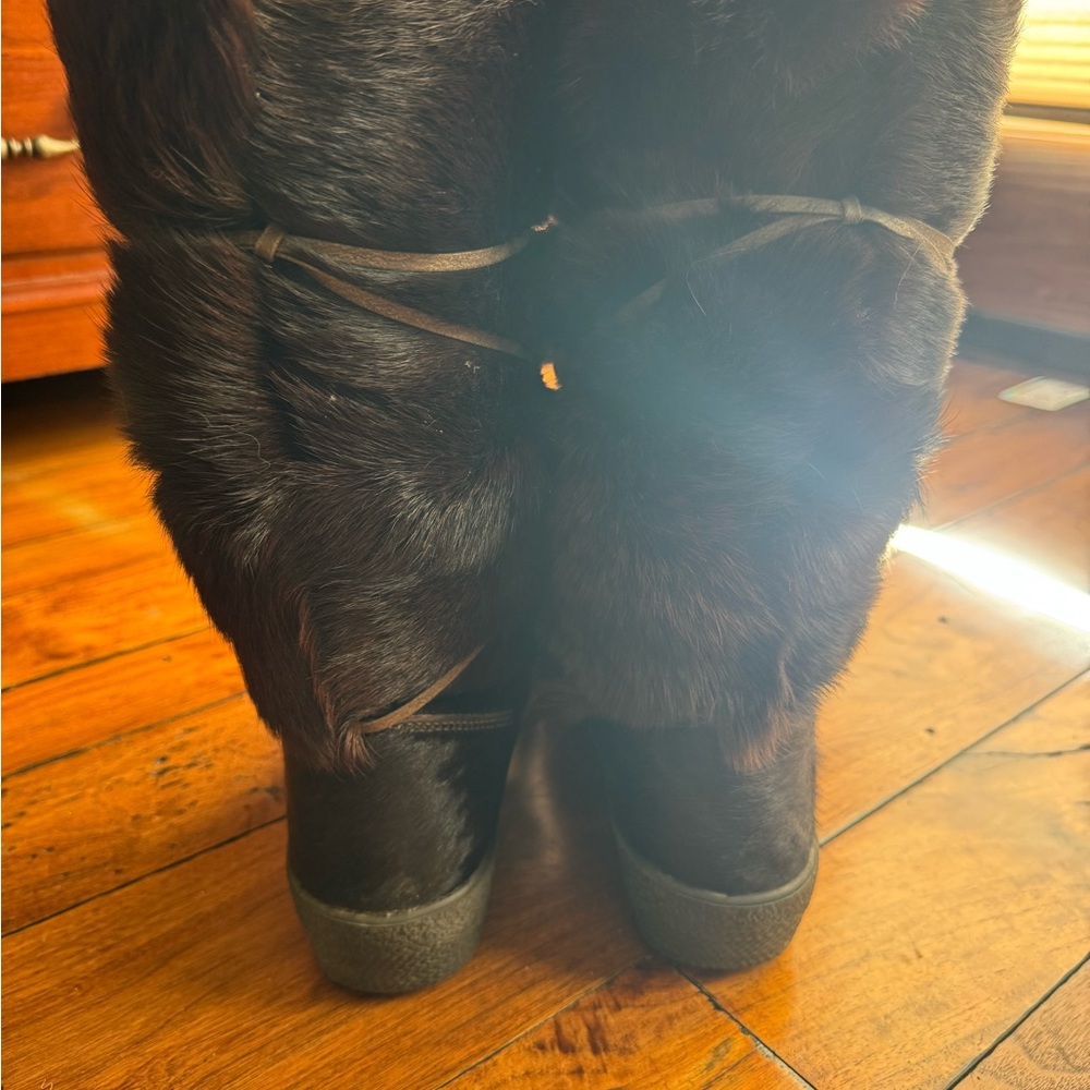 Oscar Women's Black Winter Boots - Picture 3 of 5